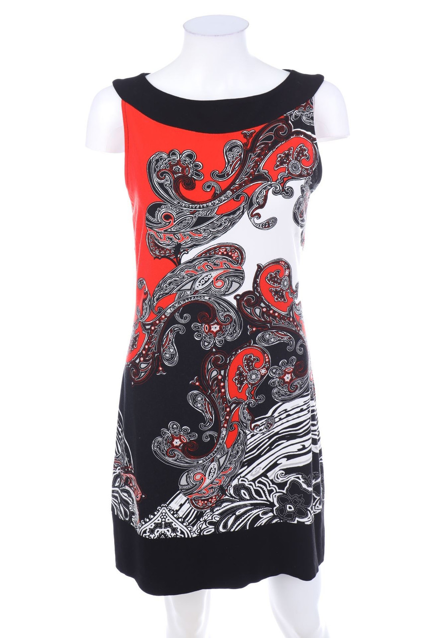 SELECTION s.Oliver - Shift-Kleid mit Paisley-Print - D 38