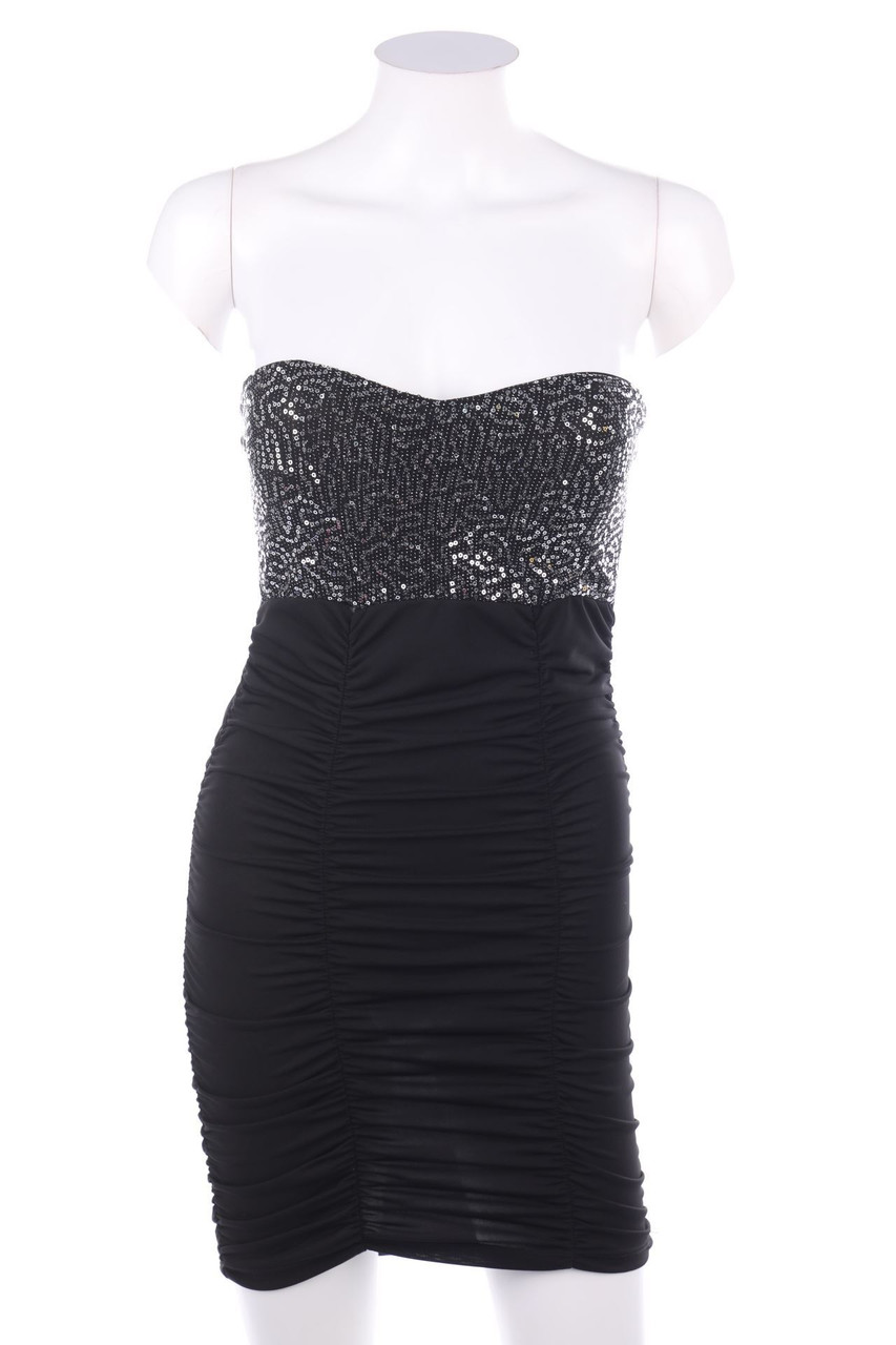 Ohne Label - Kleid mit Pailletten - XS