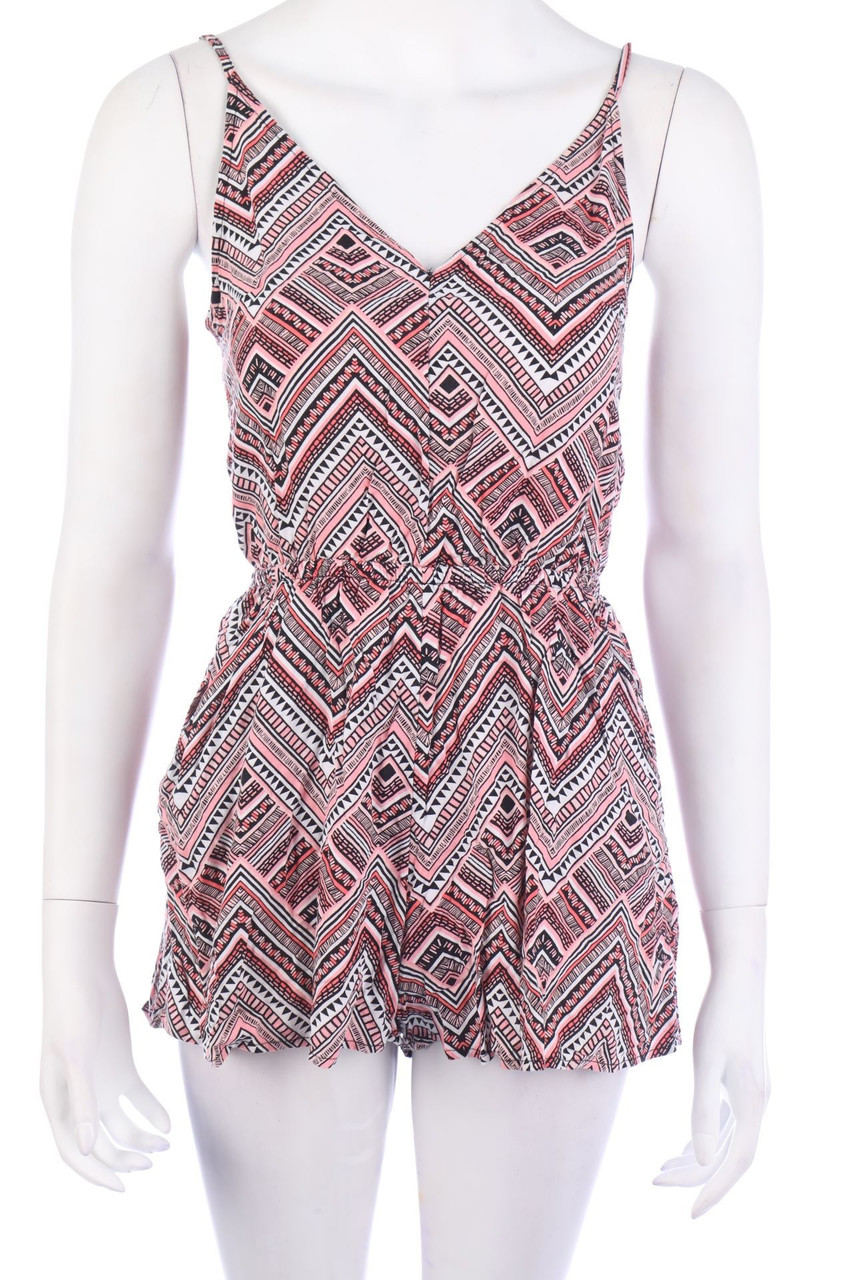 H&M DIVIDED - Playsuit mit Ethno-Print - D 34