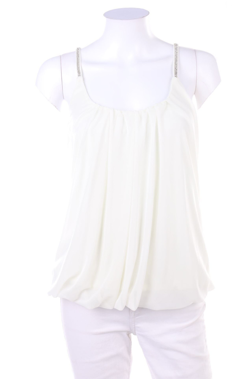 APART - Ballon-Blusentop mit Strass-Steinen - D 36