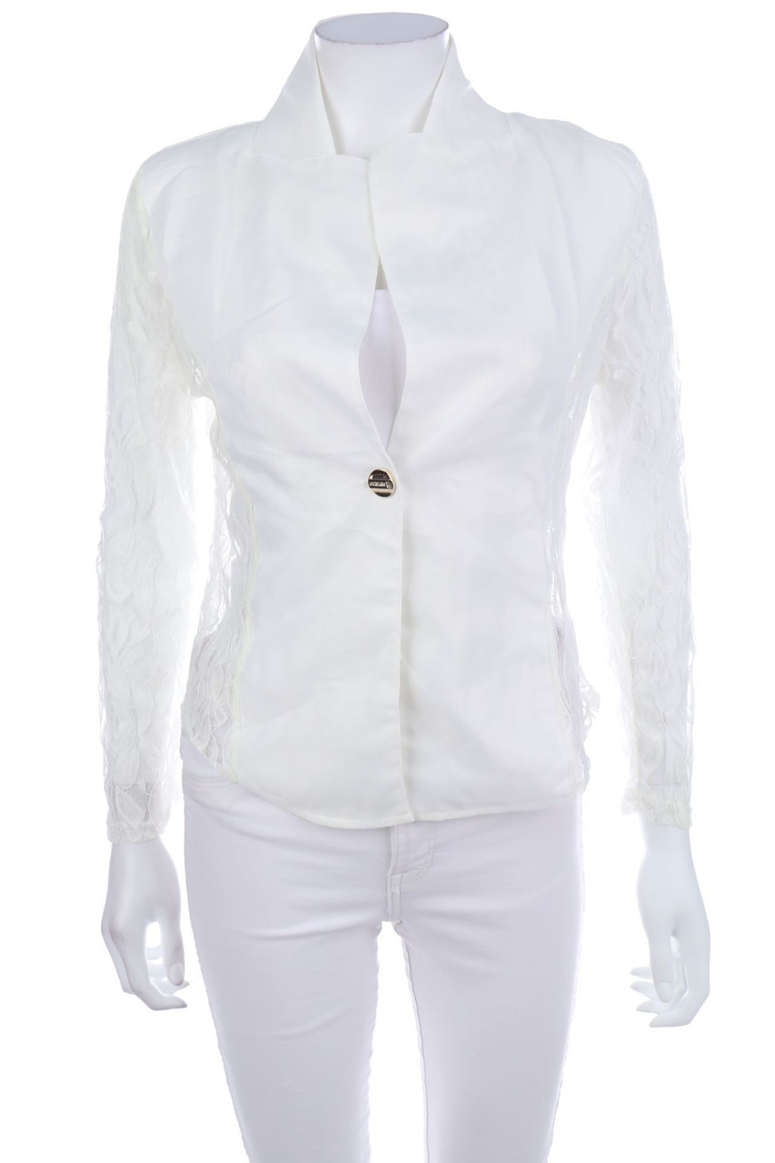 Ohne Label - Blazer mit Spitze - L