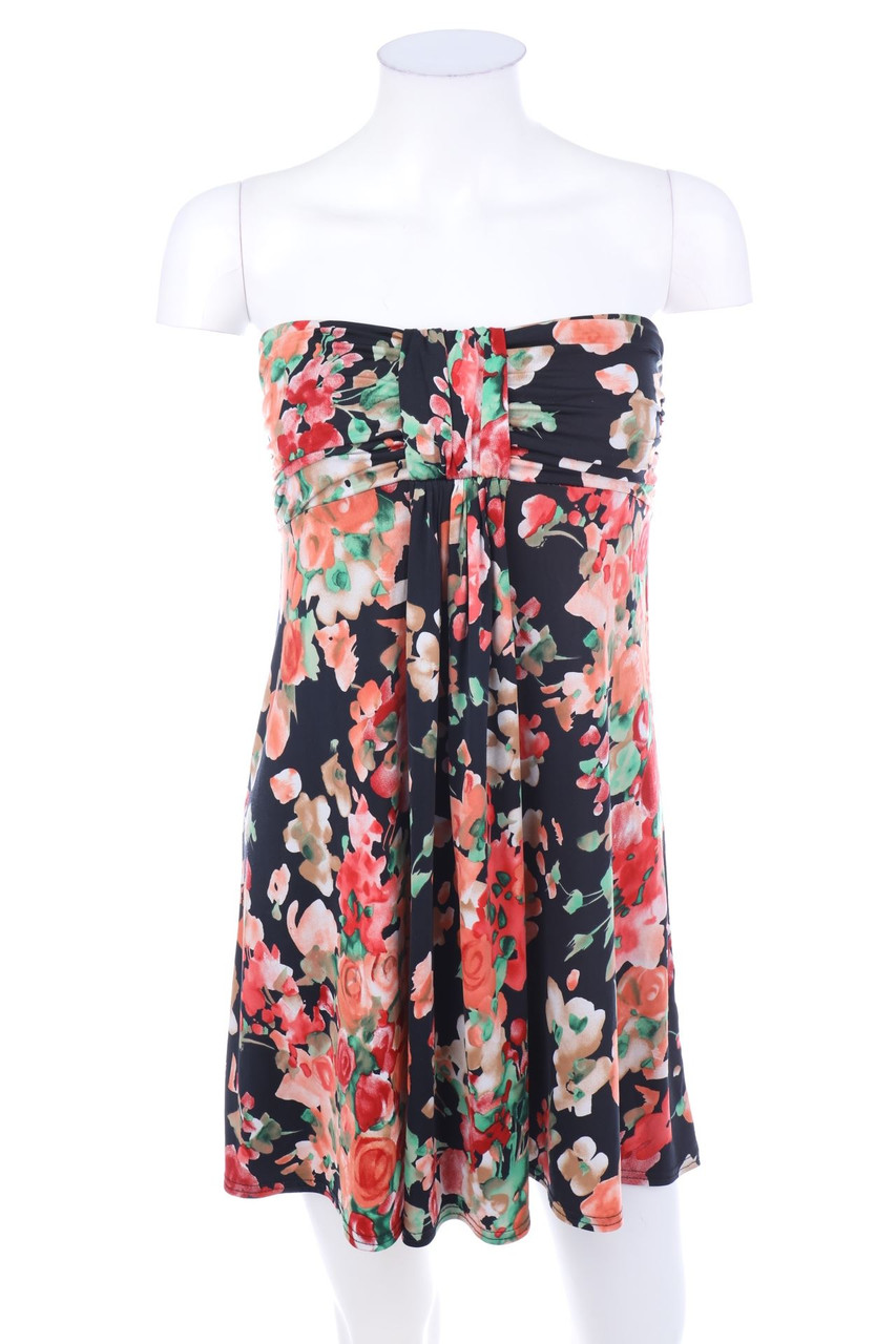 Ohne Label - Minikleid mit Blumen-Print - D 38