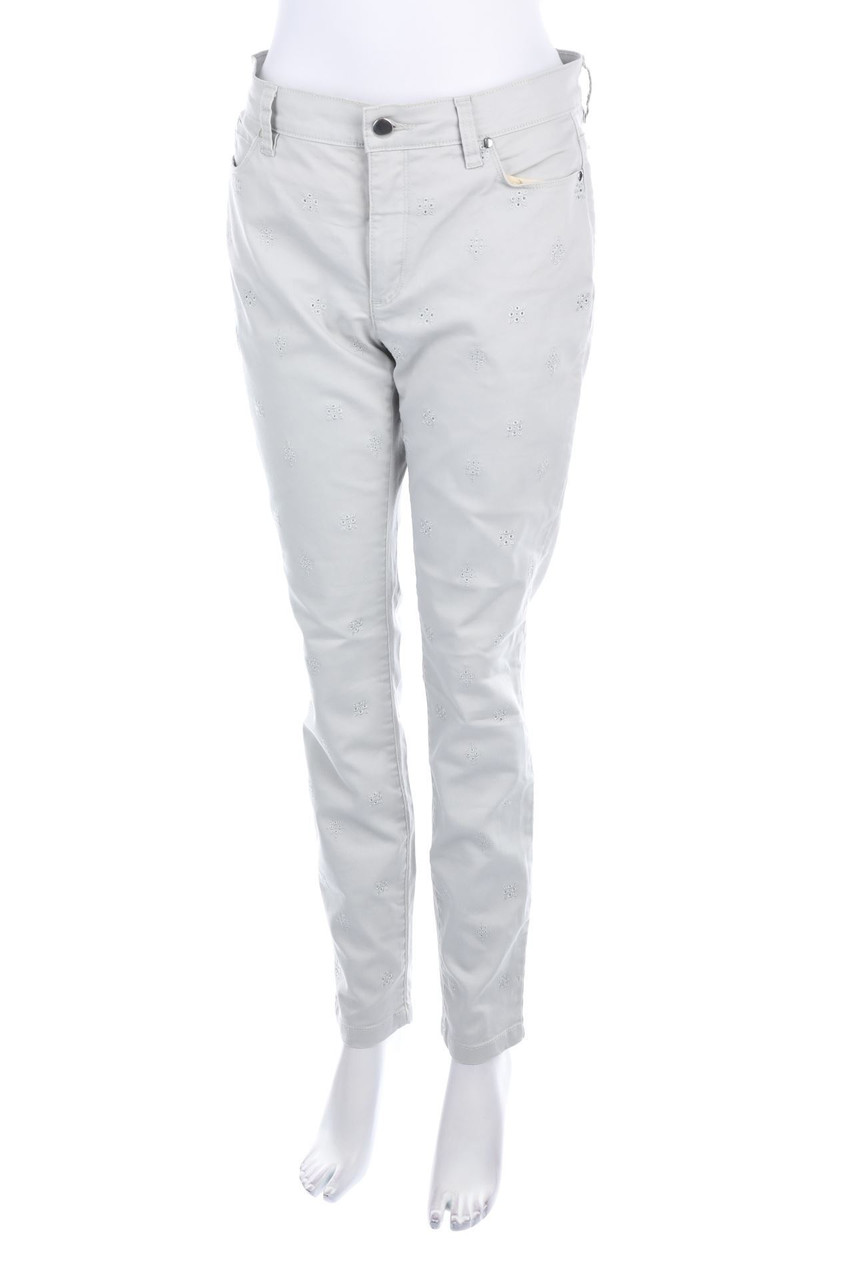 ashley brooke - Slim Jeans mit Lochspitze - D 40