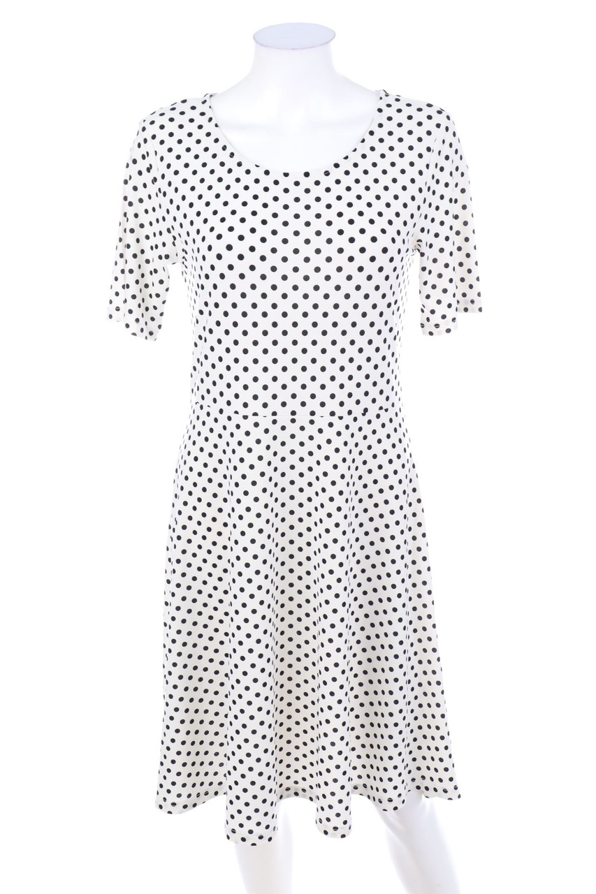 pieces - Kleid mit Polka Dots - M