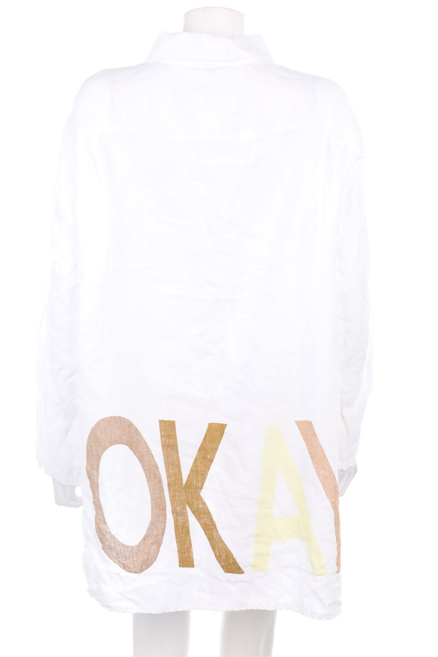 CARTOON - Blusenkleid mit Statement-Print - D 44