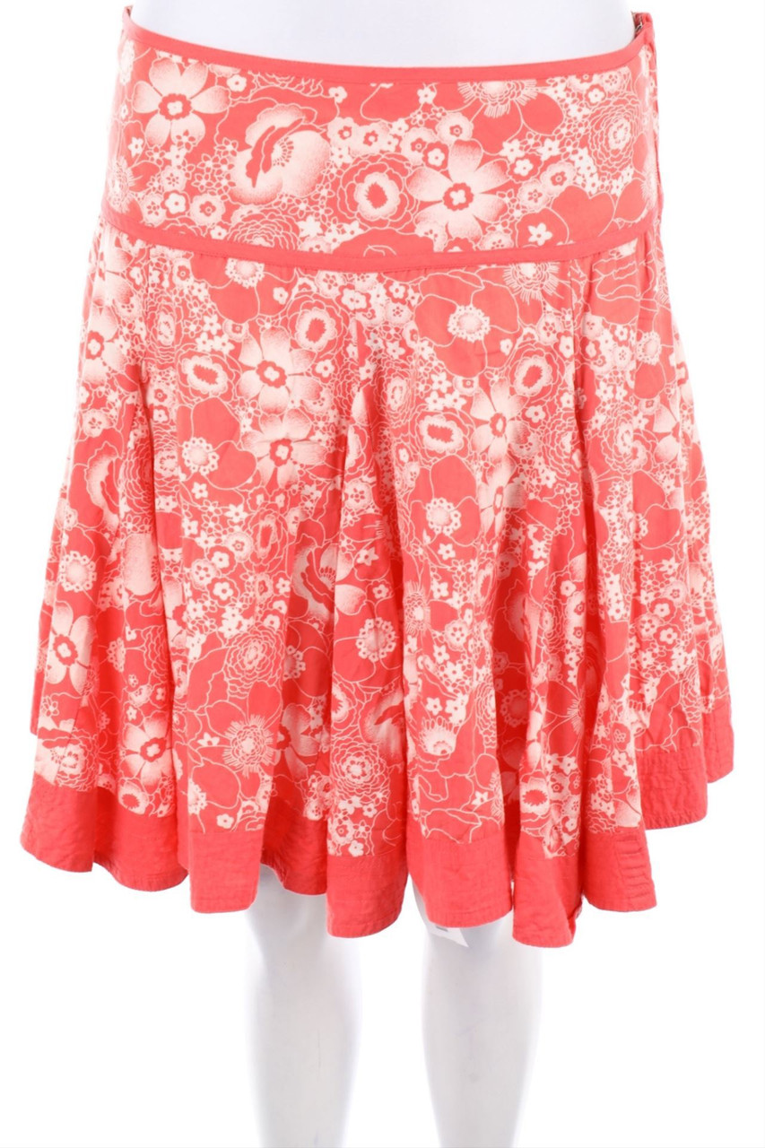 orsay - Rock aus Baumwolle mit Blumen-Print - D 38