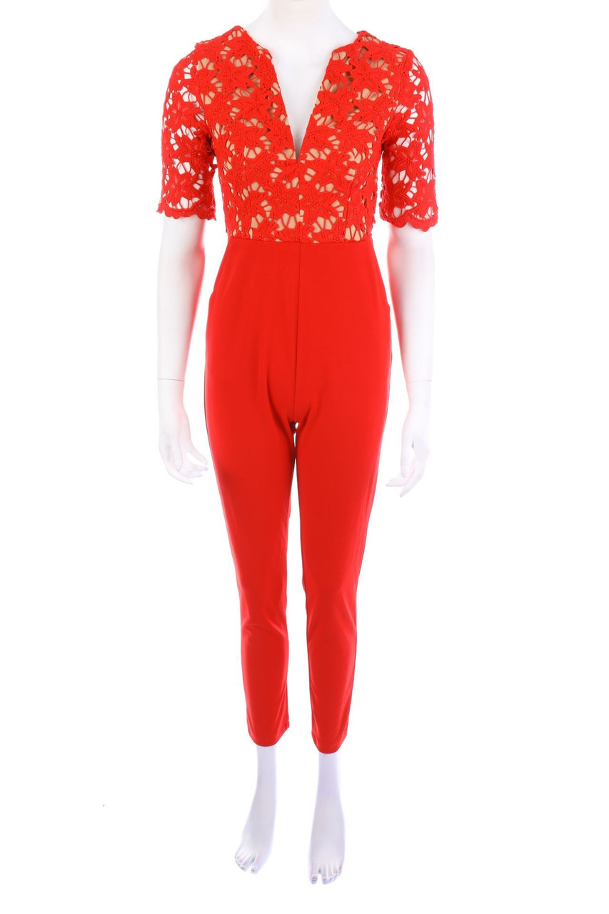 Ohne Label - Spitzen-Jumpsuit - S