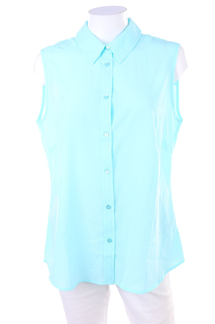 Ohne Label - ärmellose Hemd-Bluse - L