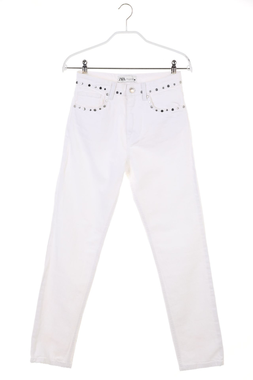 ZARA - Skinny-Jeans mit Nieten - D 32