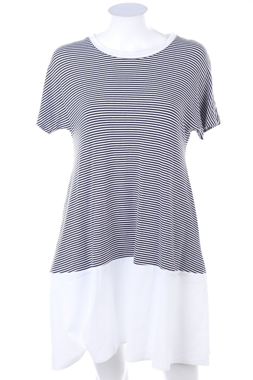 HUBERT GASSER - Ringel-Kleid in A-Linie - S