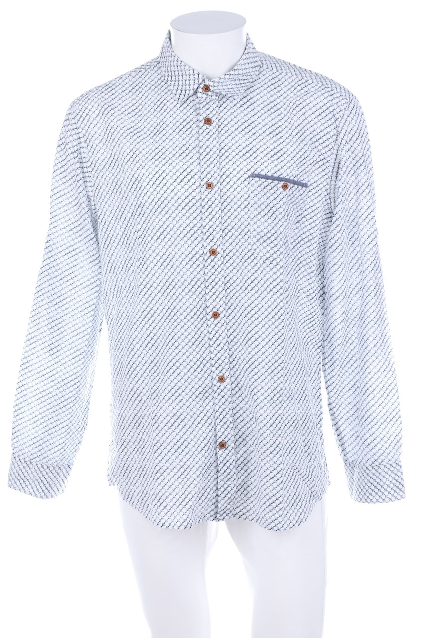 CANDA by C&A - Print-Hemd mit Roll-up-Manschette - 41