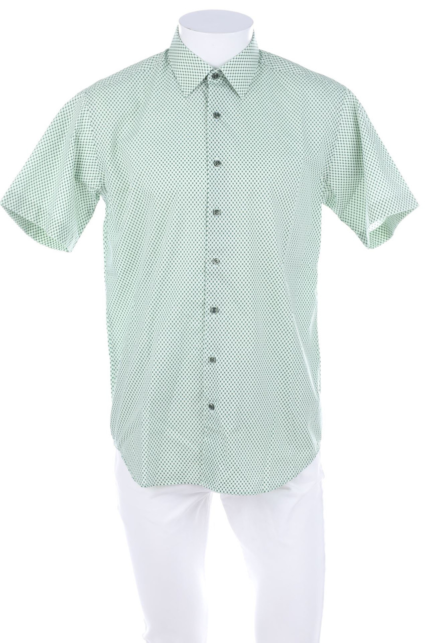 sevensigns - Kurzarm-Hemd mit Muster - M