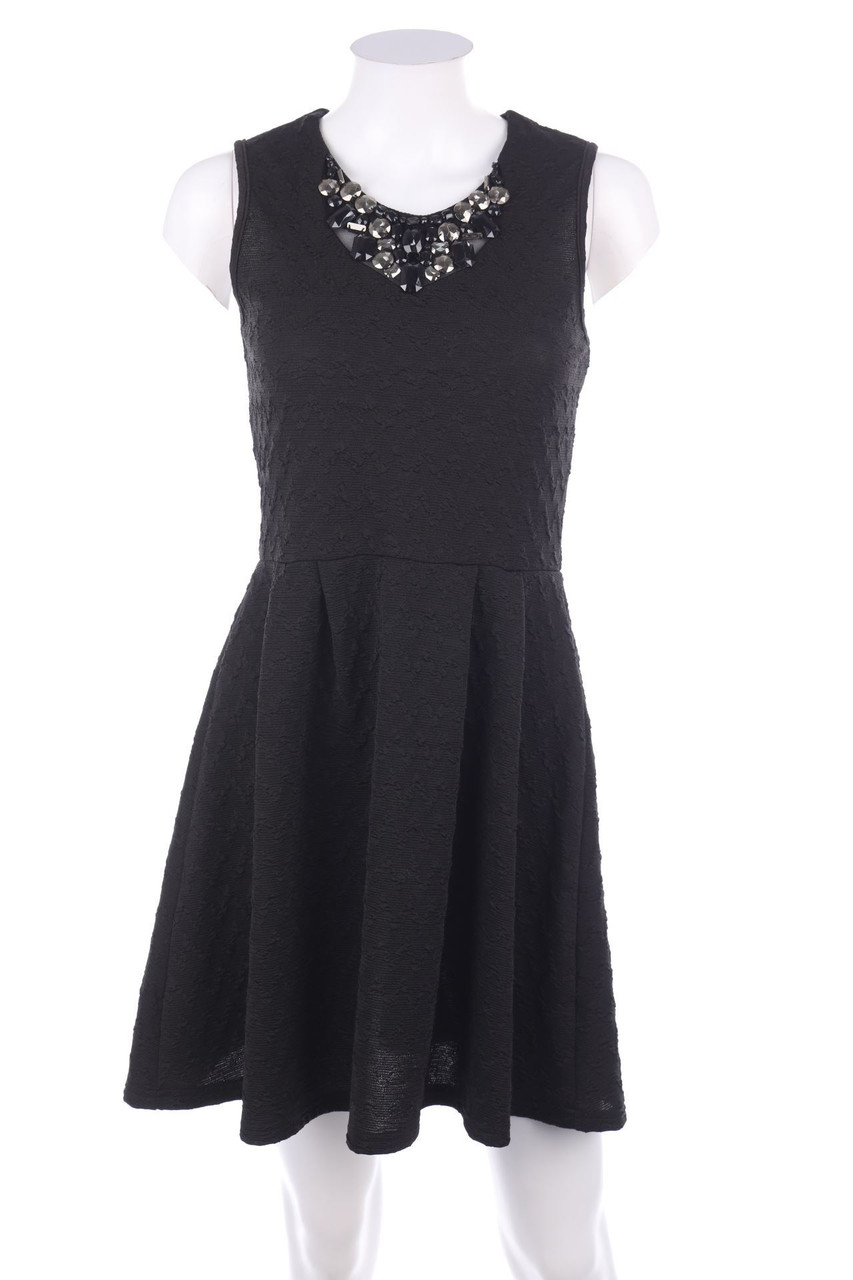 Ohne Label - Abendkleid mit Strass-Steinen - D 36