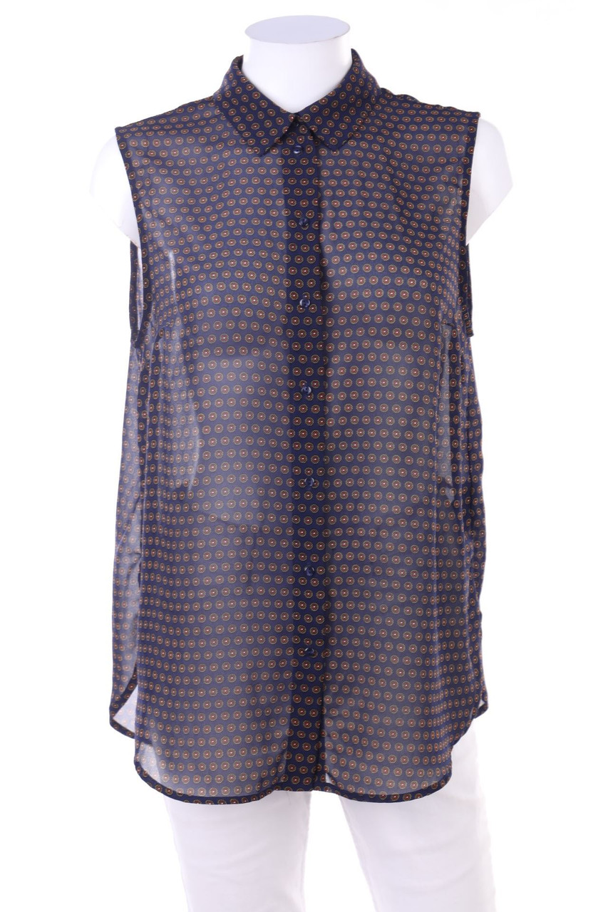 H&M - ärmellose Hemd-Bluse mit Print - D 38