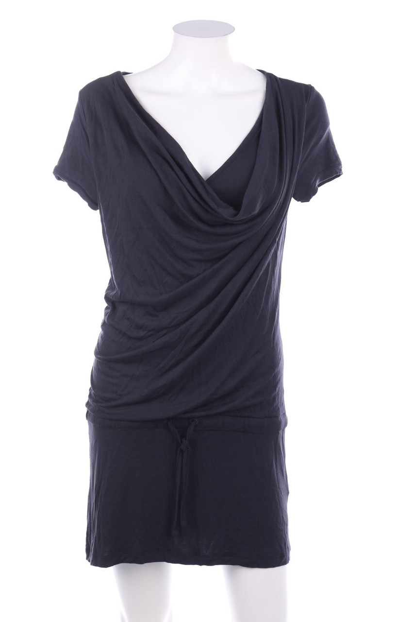 TOM TAILOR - Kleid mit Wasserfall-Ausschnitt - M