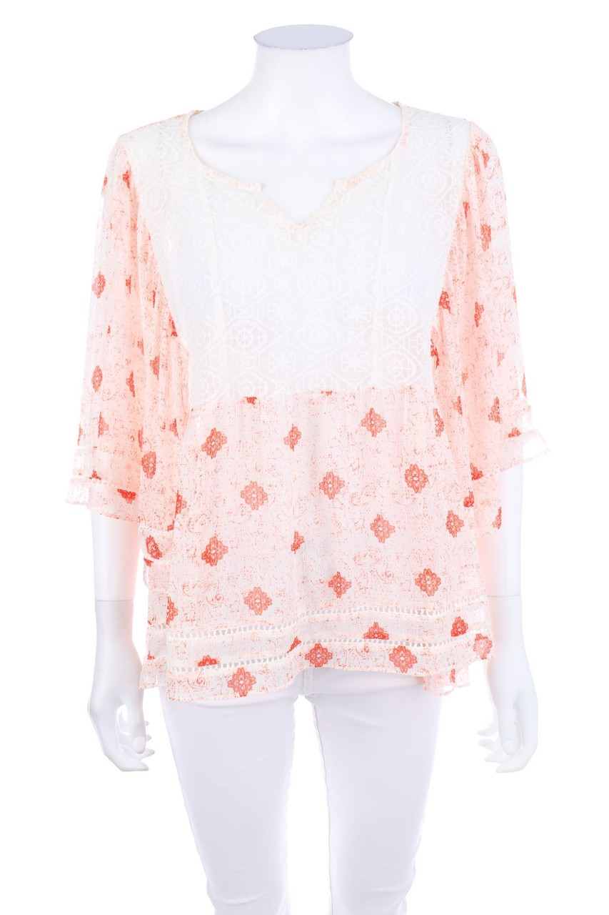 STILE BENETTON - Boho-Bluse mit Print - D 38