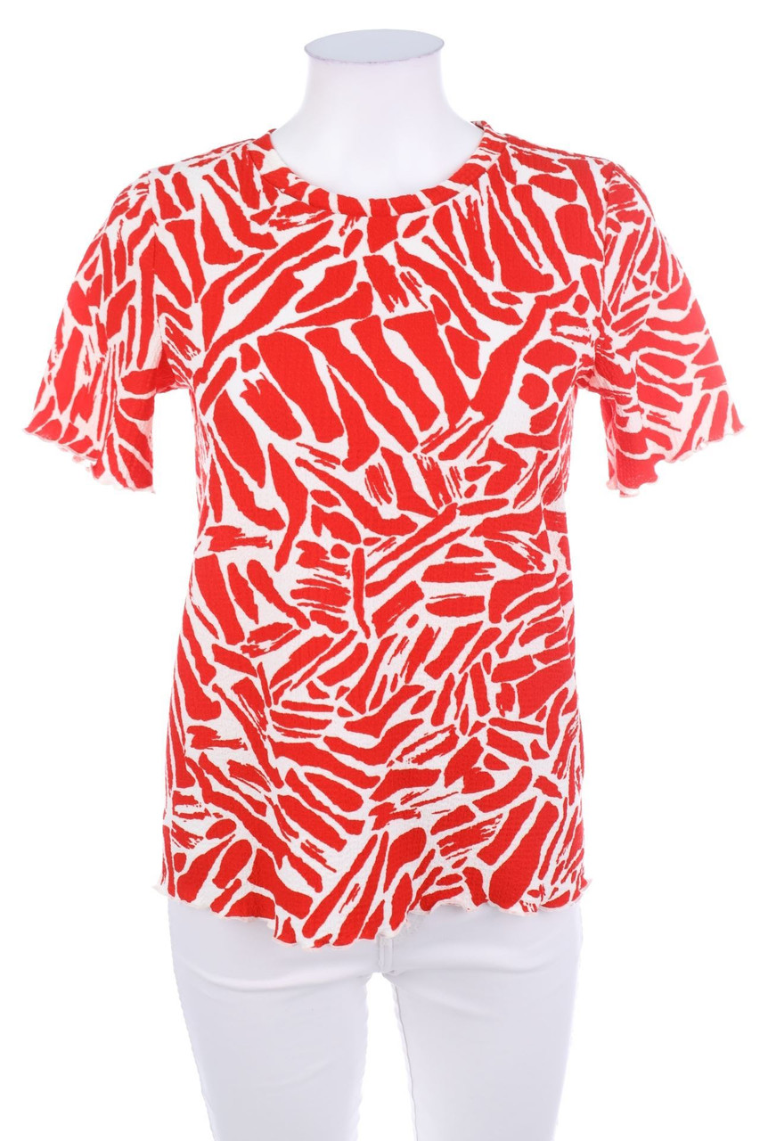 C&A - Kurzarm-Shirt mit Muster - S