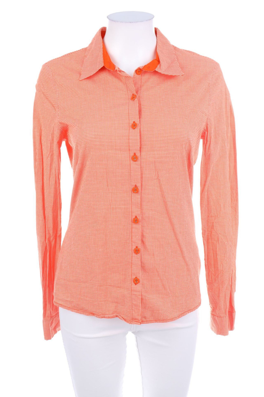 MORE & MORE - Hemd-Bluse mit Karo-Muster - D 38