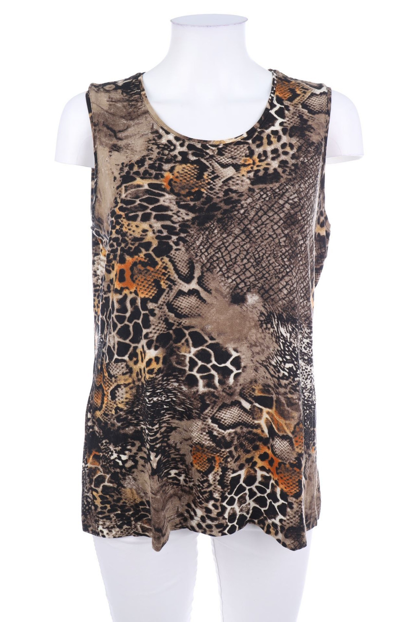 GERRY WEBER - Top mit Animal-Print - D 44