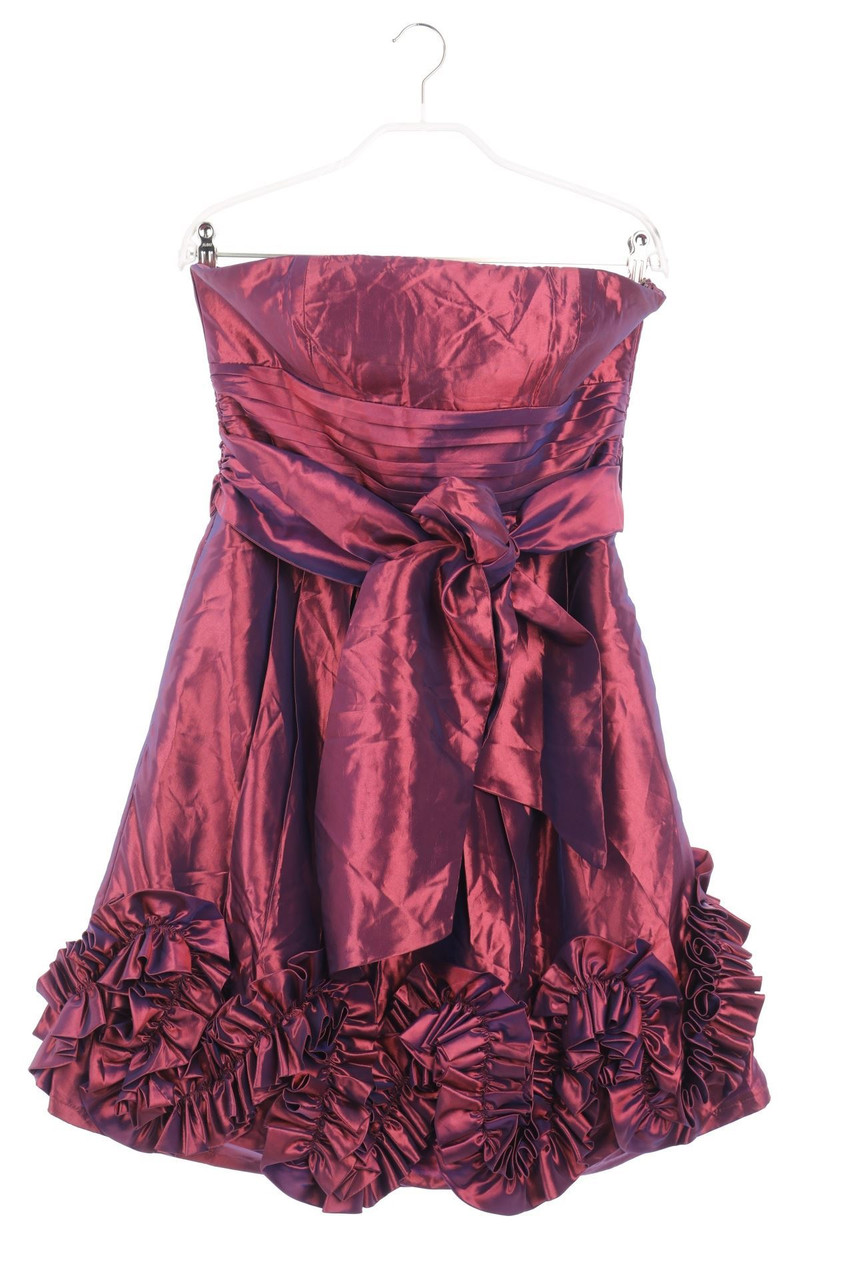 LUCY PARIS - Abendkleid mit Rüschen - L
