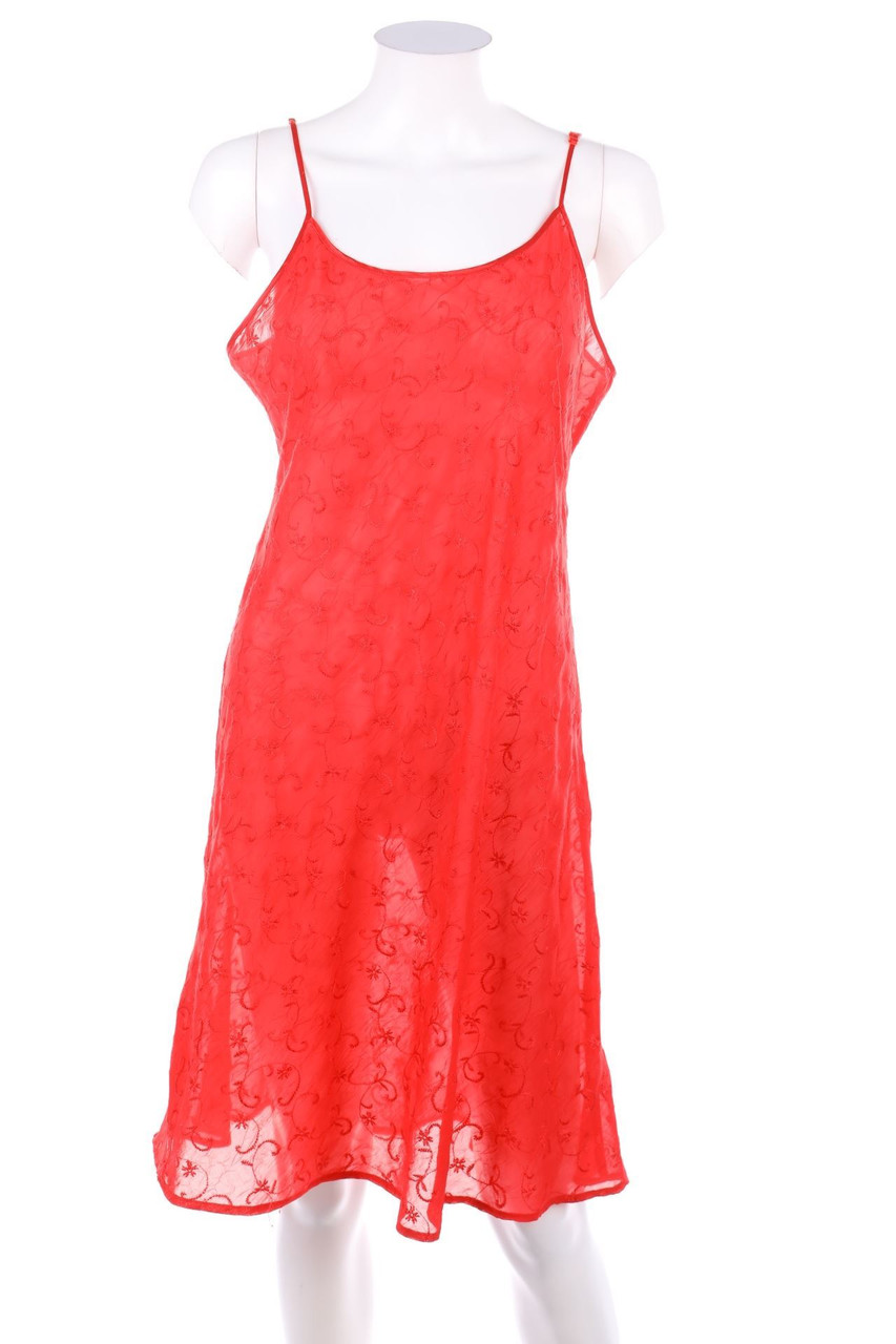 Ohne Label - Unterkleid mit Stickereien - L