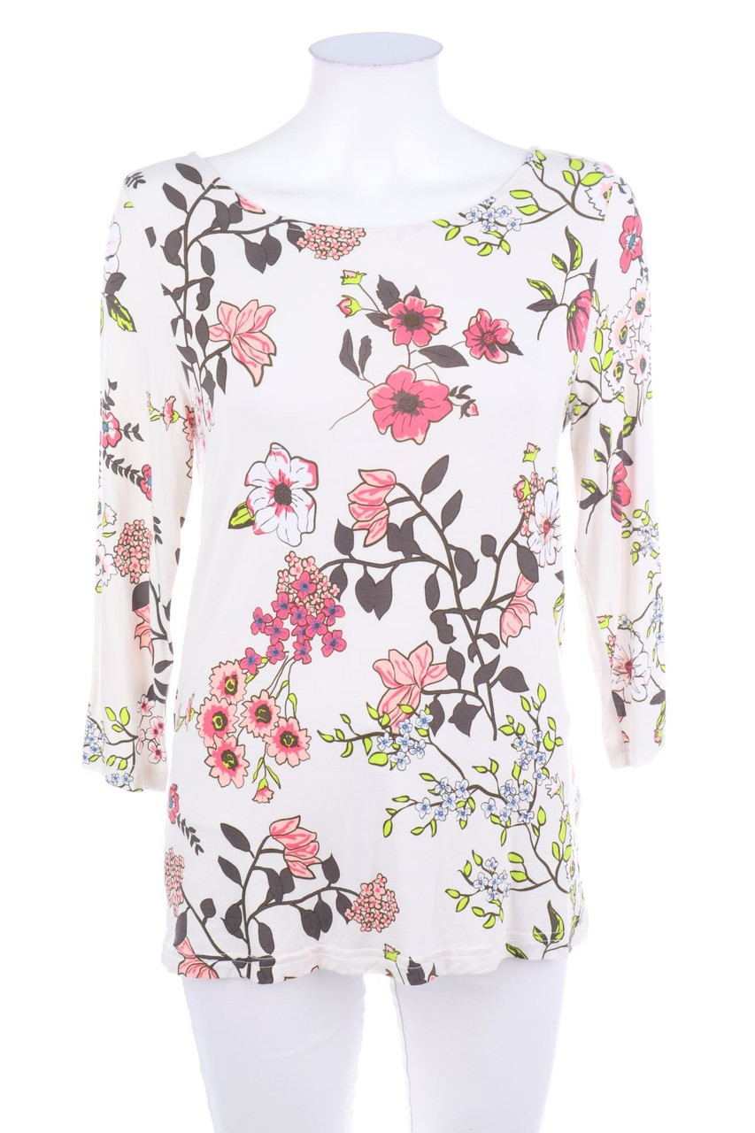 bonprix collection - Shirt mit Blumen-Print - D 36-38