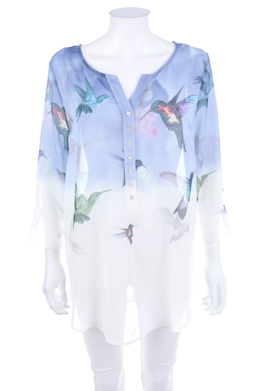 Charles Vögele - Bluse mit Print - D 44