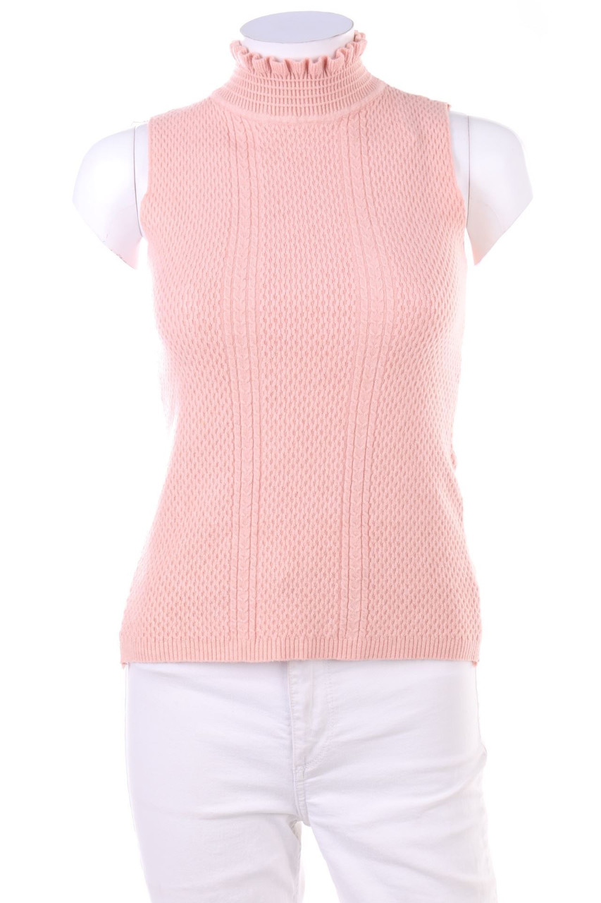 Ohne Label - Pullunder mit Rüschen - XS