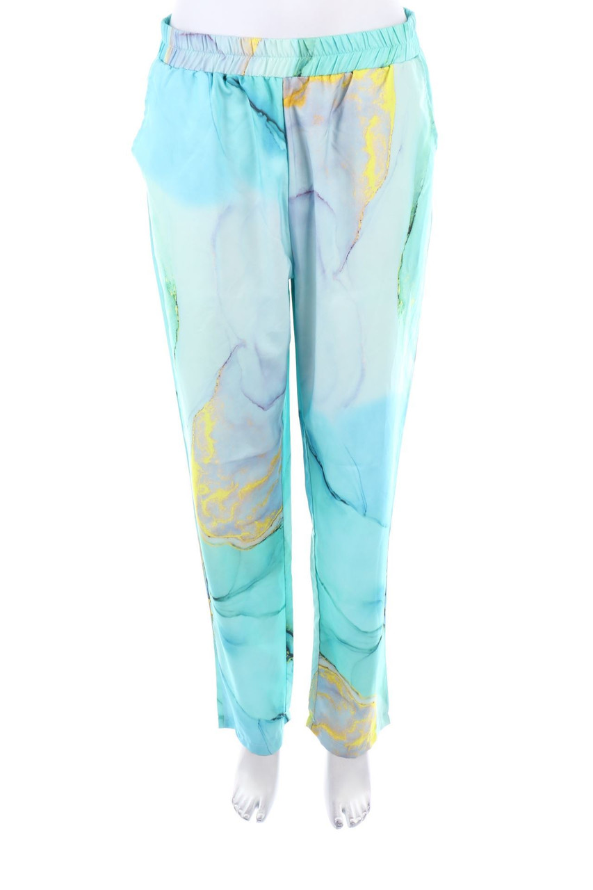 Ohne Label - Jogger-Hose mit Muster - L