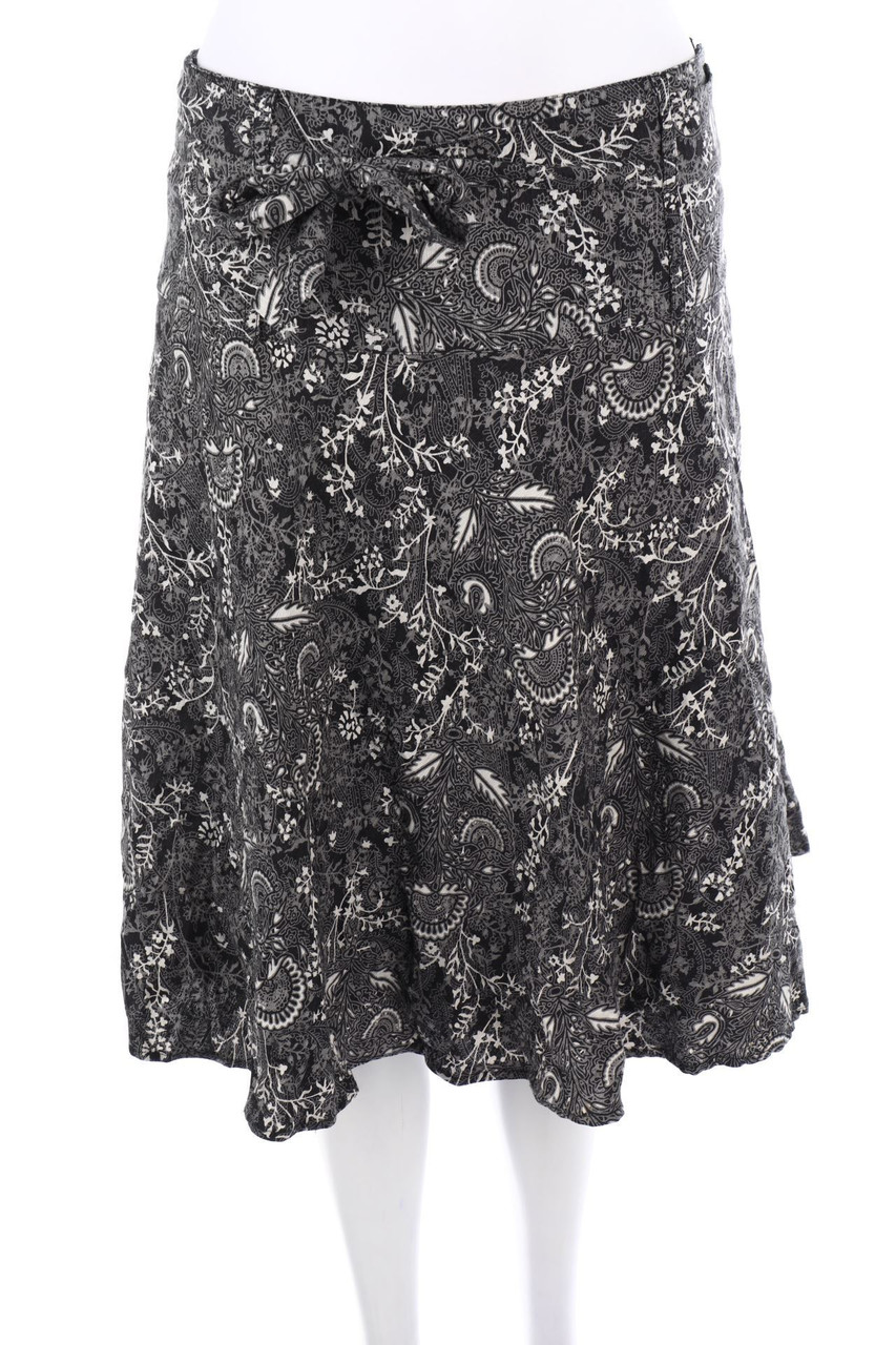 PART TWO - Seiden-Rock mit floralem Muster - D 36