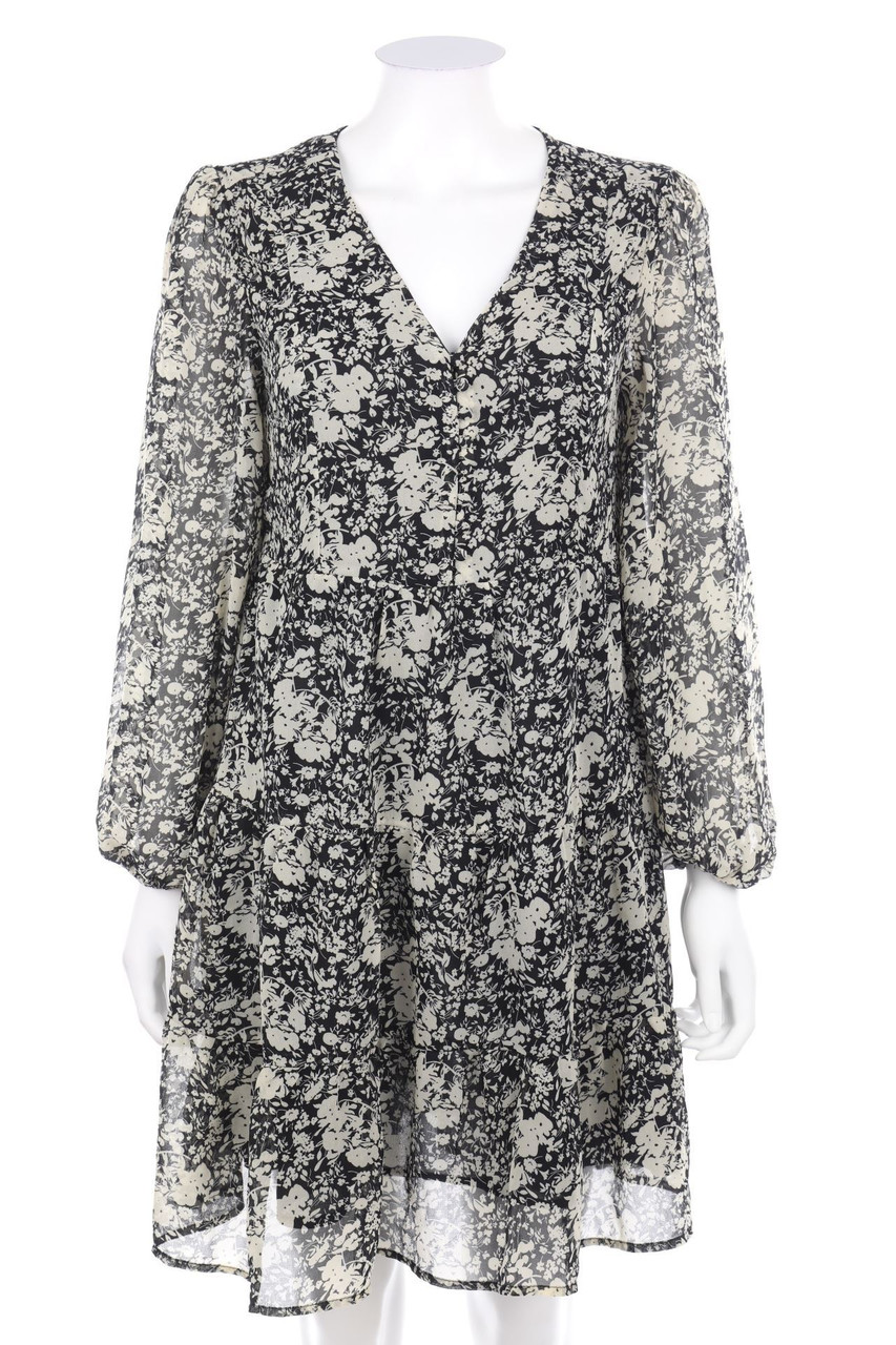 MANGO - Kleid mit floralem Muster - S