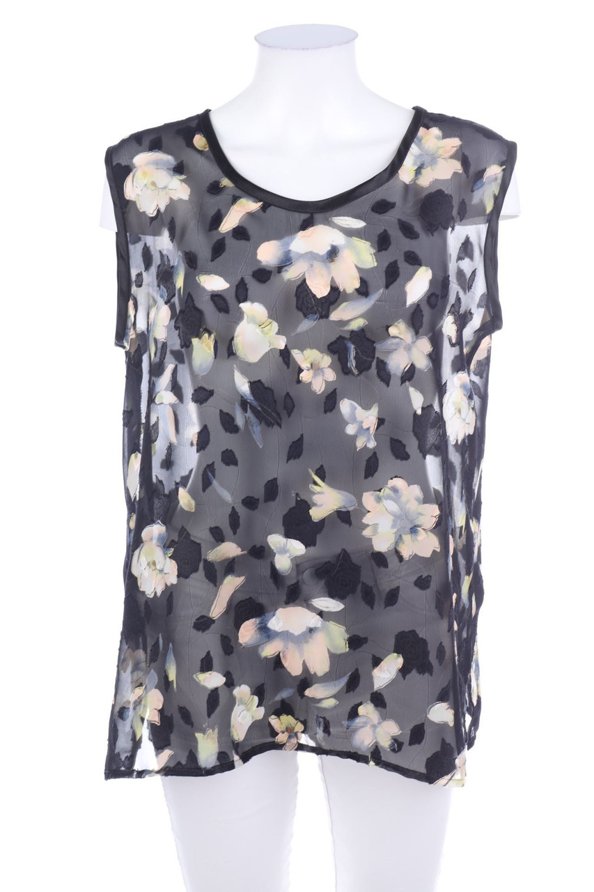 Ohne Label - Blusentop mit Blumen-Print - D 46