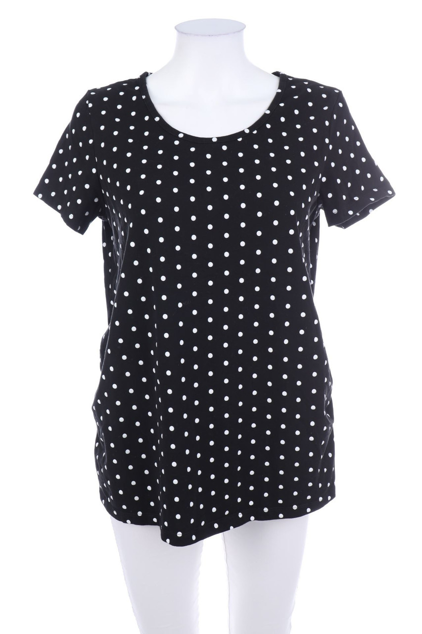 mama bpc bonprix collection - Umstands-Kurzarm-Shirt mit Polka Dots - D 40-42