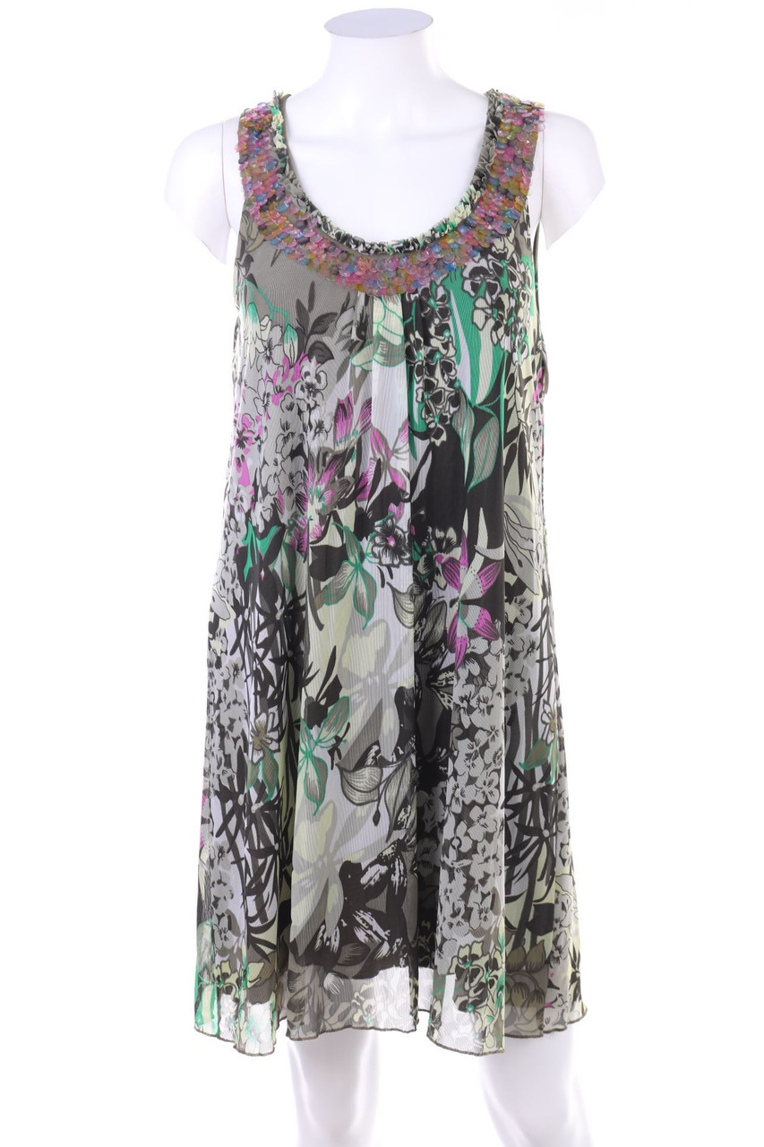 TAIFUN - Kleid mit Blumen-Print - S