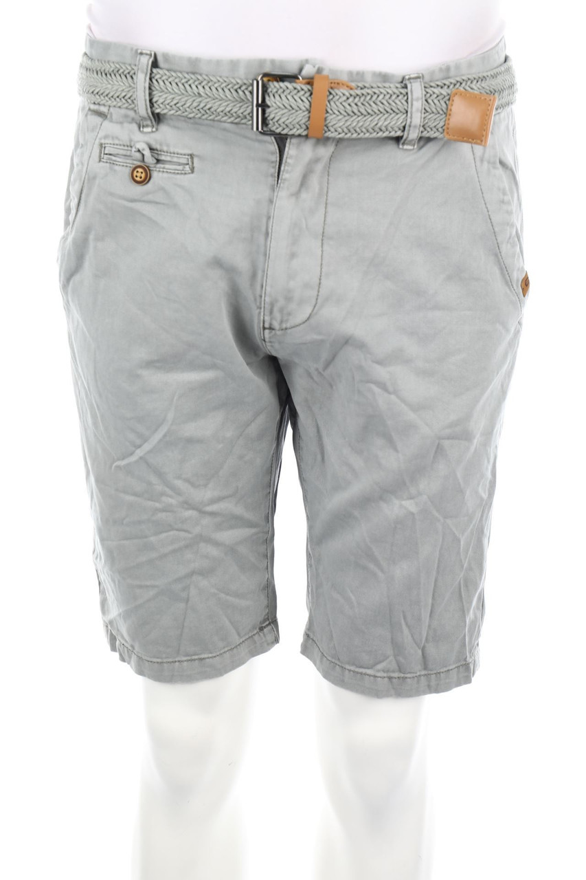 INDICODE - Jeans-Shorts mit Gürtel - S