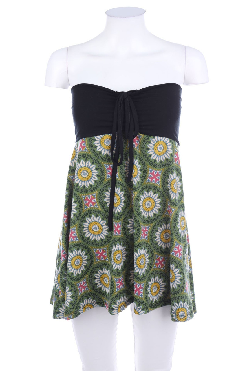 Zas - Bustier-Top mit floralem Muster - XS