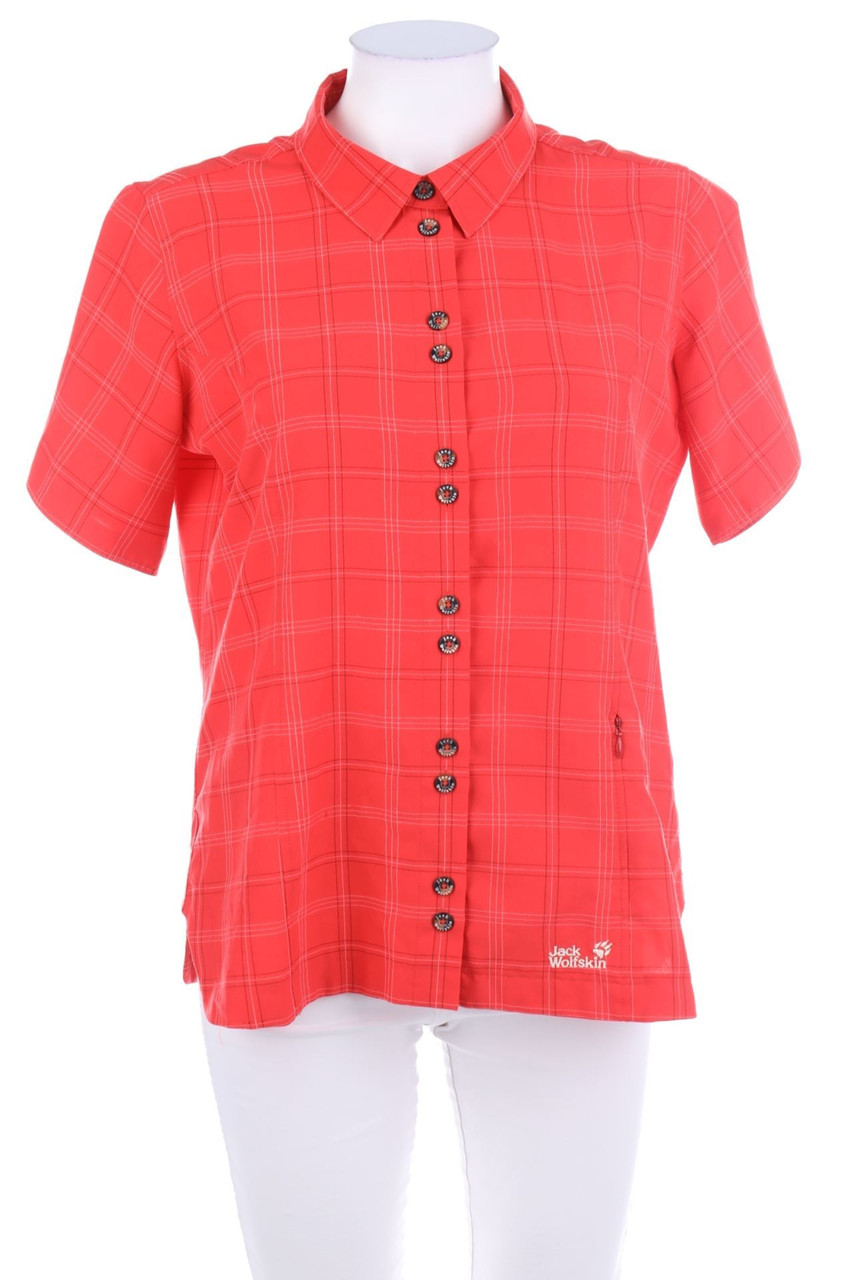 Jack Wolfskin - Outdoor-Hemd-Bluse mit kurzem Ärmel - M