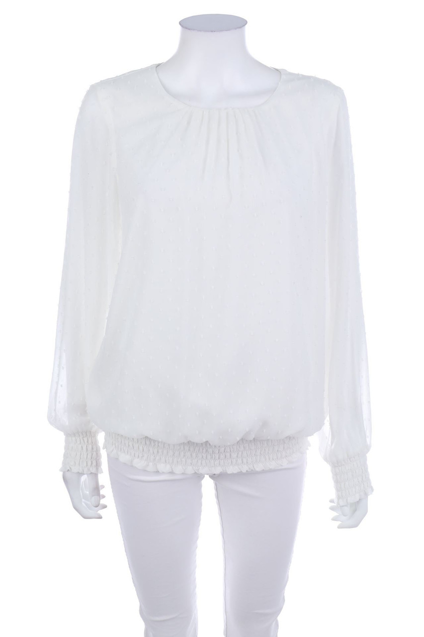 wallis - Bluse mit Smok-Details - D 38