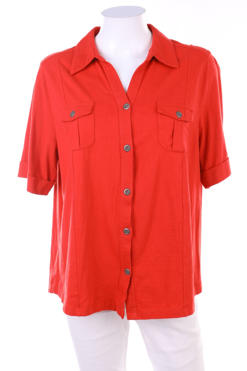 COLLECTION L. - Hemd-Bluse mit kurzem Ärmel - XXL