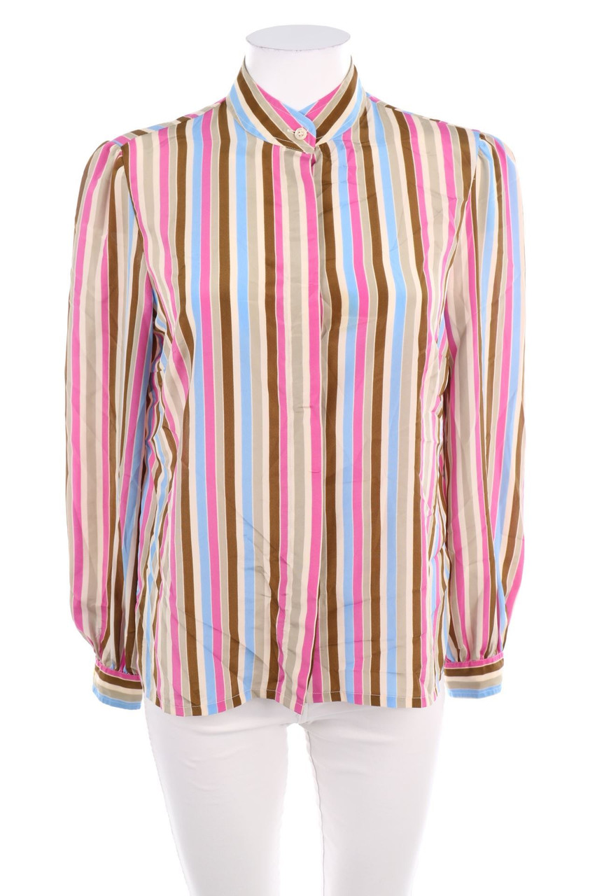 Ohne Label - Bluse mit Streifen - M