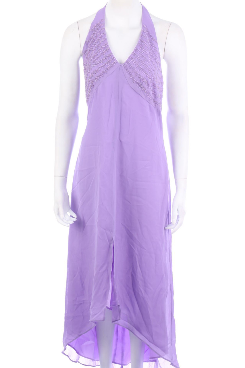 Kaleidoscope - Vokuhila-Abendkleid mit Perlen - D 40