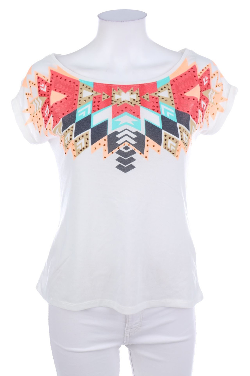 Buena Vista - Kurzarm-Shirt mit Print - S