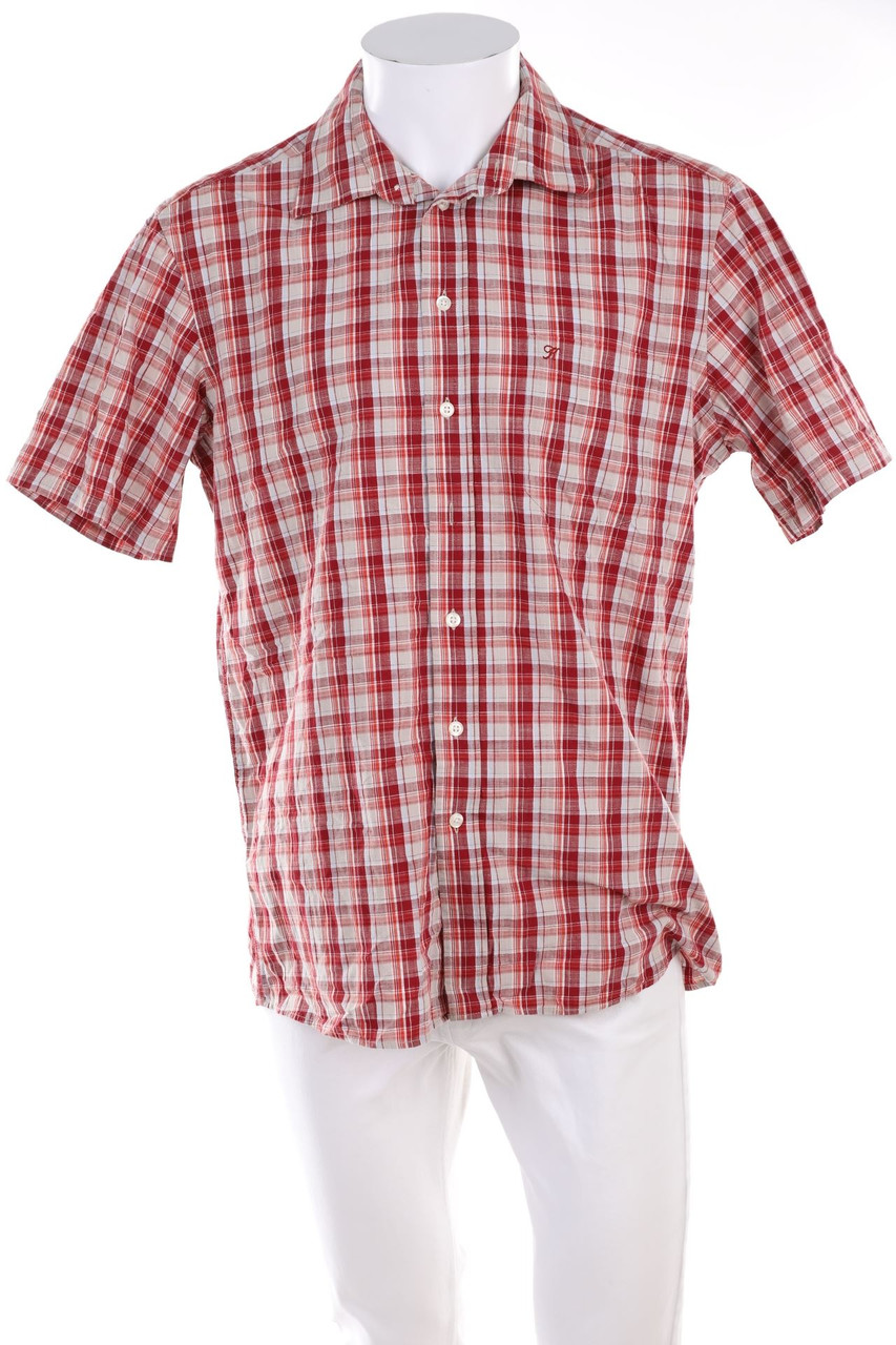 Kingfield Charles Vögele - Kurzarm-Hemd mit Karo-Muster - L