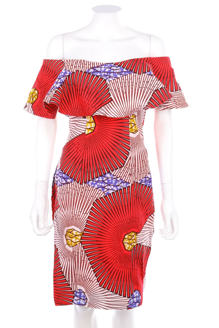 Ohne Label - Kleid mit Muster - D 32