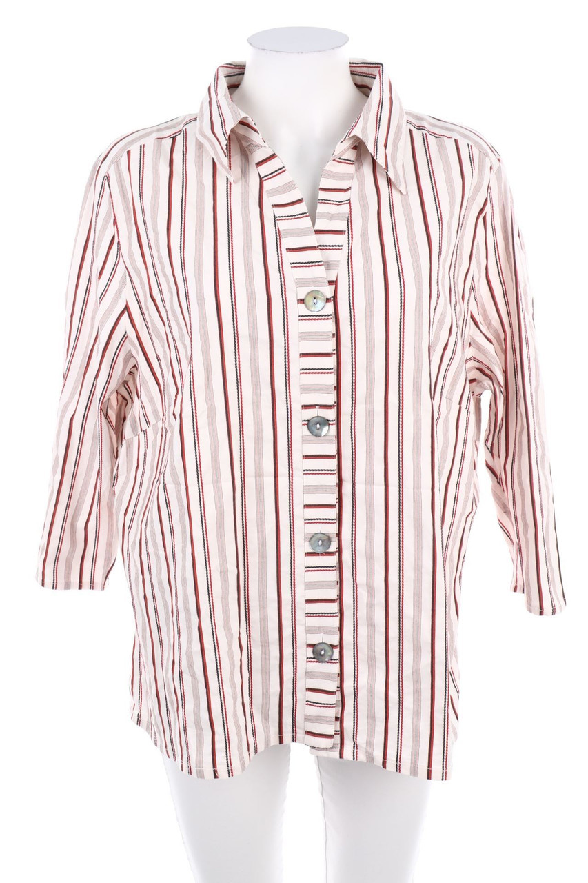 Ohne Label - Bluse mit Streifen - D 50