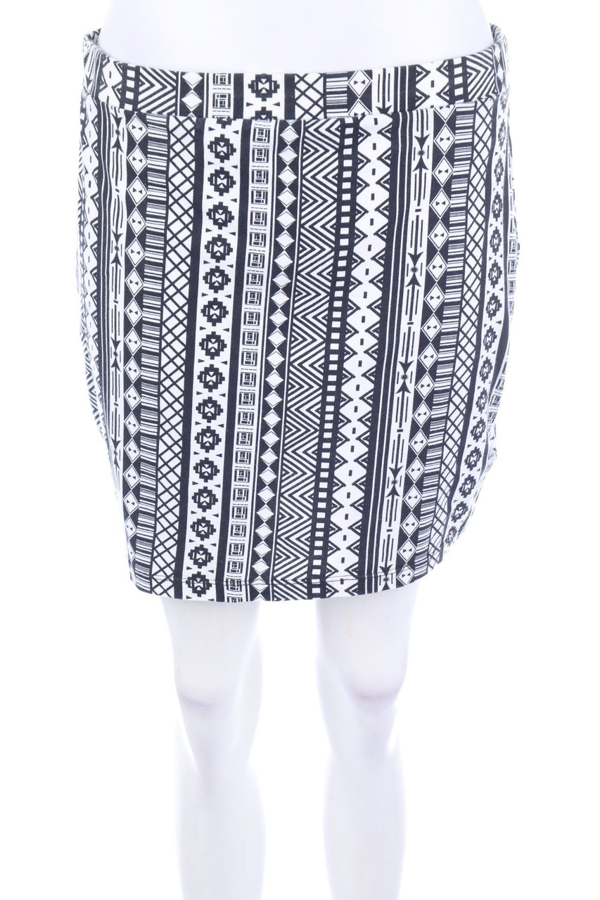 F&F - Minirock mit Ethno-Print - D 44