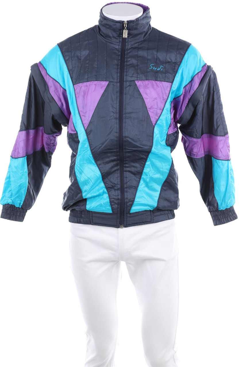 VINTAGE - Blousonjacke mit Logo-Stickerei - XS