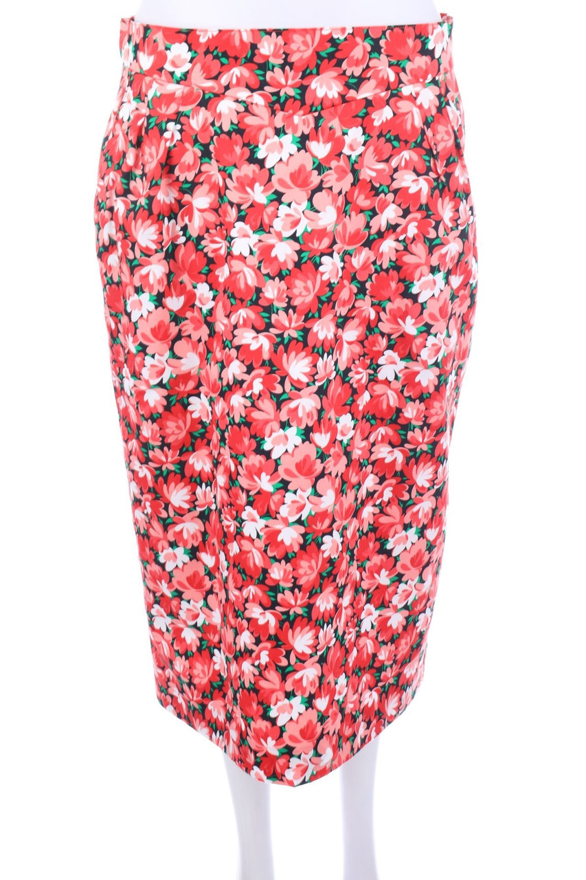 Ohne Label - Rock mit Blumen-Print - D 40