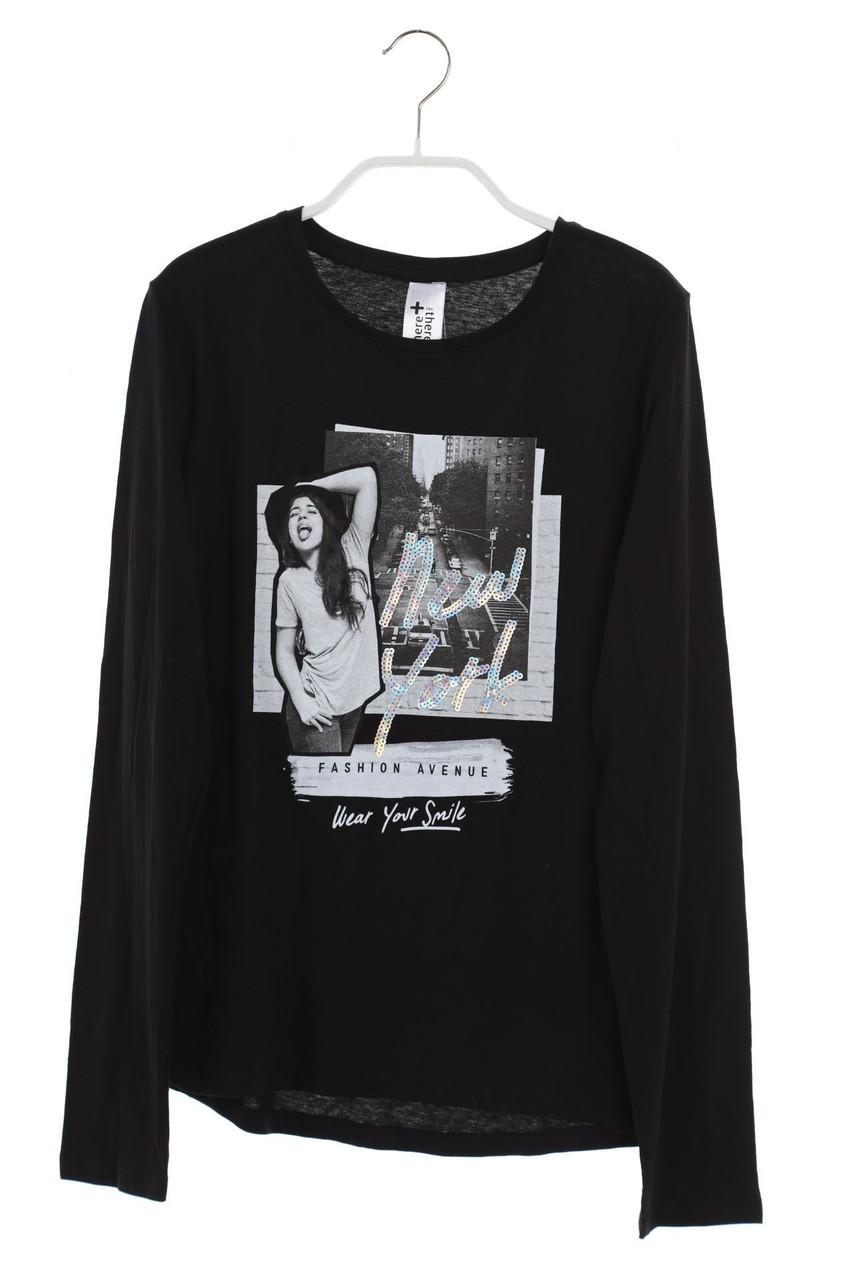 here+there C&A - T-Shirt mit Pailletten - 170