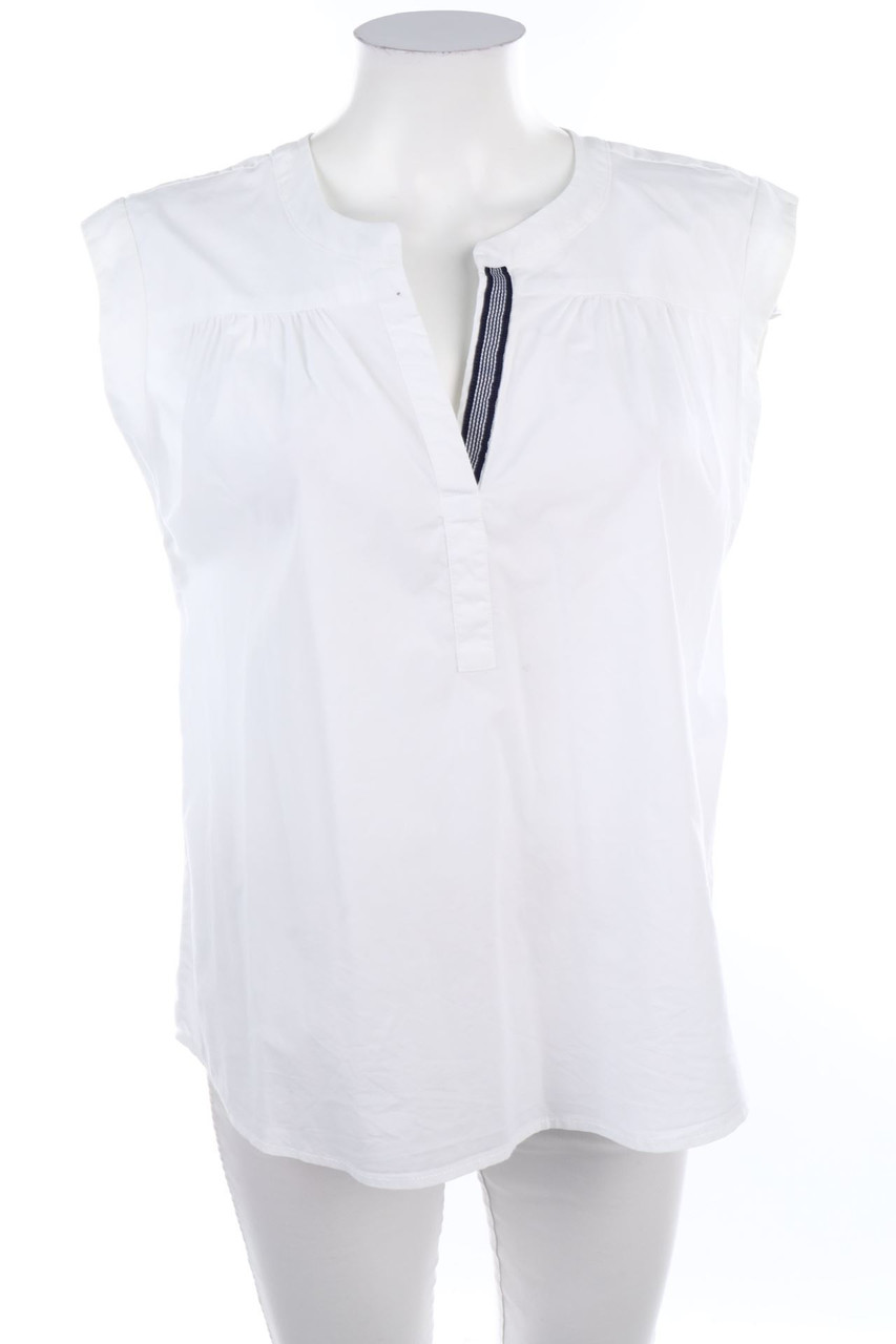 Emily van den Bergh - Blusentop mit Logo-Stickerei - D 38